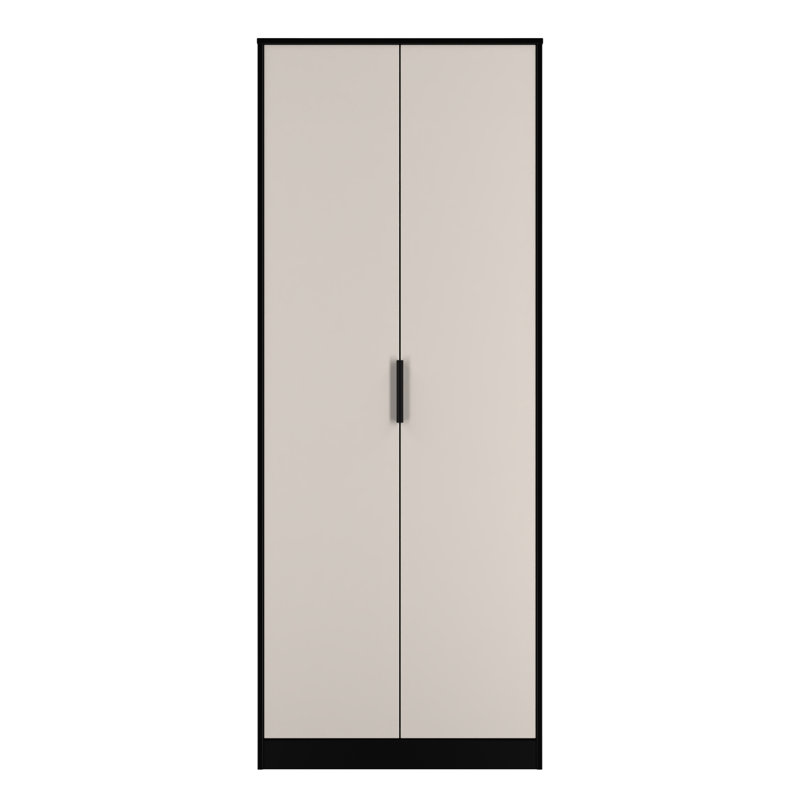 Bibek Manufactured Wood Wardrobe, Kashmir Matt/Black