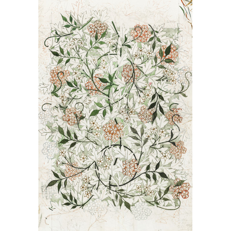 Impression sur toile Ledonia Wm Morris par William Morris, H 18 po x l 12 po