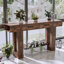 Console 63 po avec repose-pieds Farmhouse