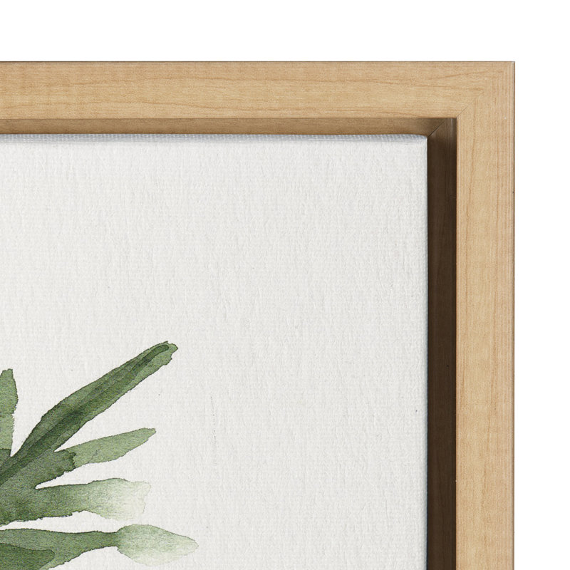 «Green Fern» par Patricia Shaw, reproduction d'art sur toile encadrée