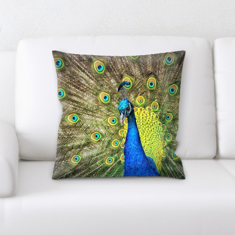 Coussin peacock