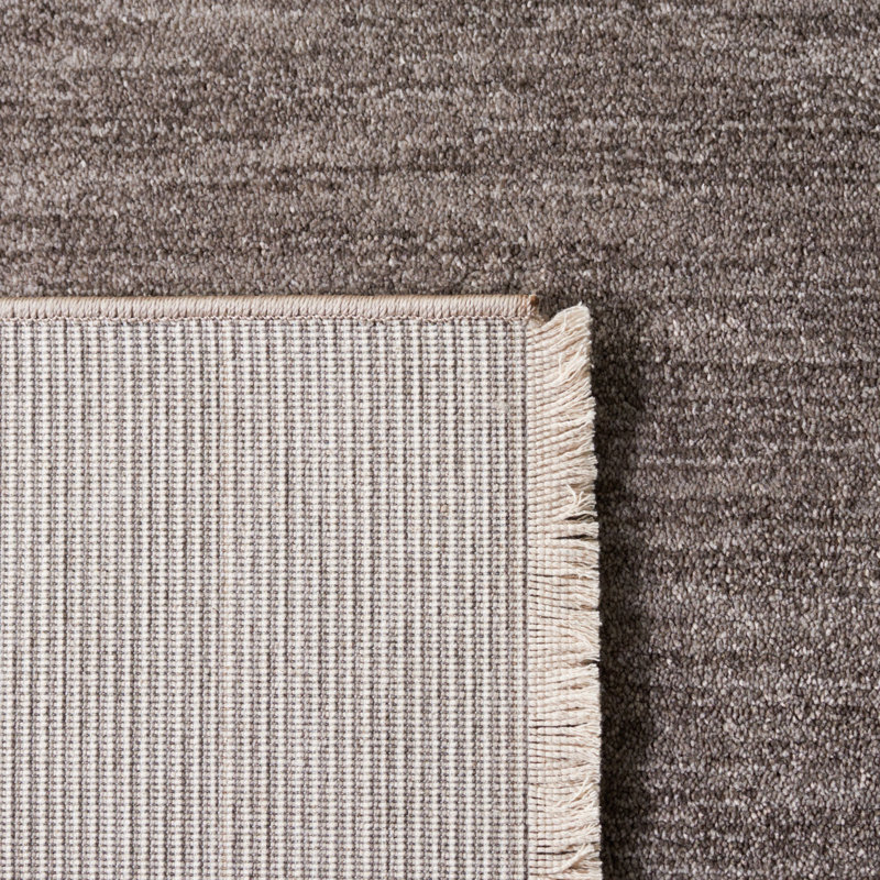 Tapis de couleur unie en polyester Donlon, Rectangle 5 pi 3 po x 7 pi 7 po