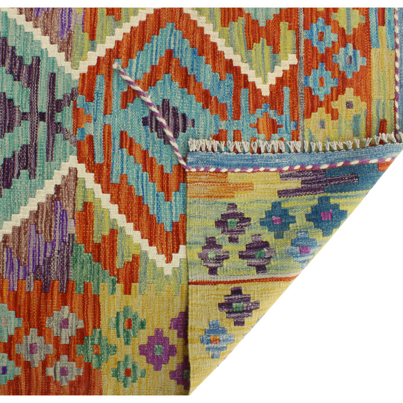 Flatweave Tawil Red Rug