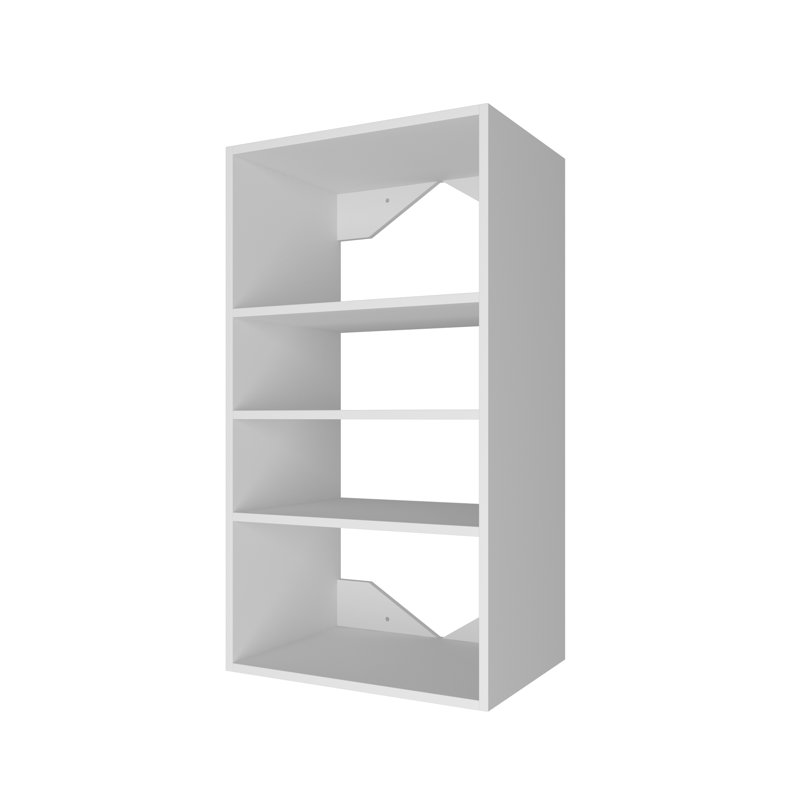 Système de garde-robe à tour courte, Blanc, H 36 po x l 19,5 po x P 14 po
