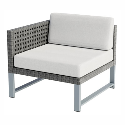 Francesca 29.5'' Wide Outdoor Patio Sofa with Cushions