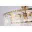 This Exquisite Chandelier Is In An Antique Bronze Finish. The Frame Is Made Out Of Metal, And It Comes With Clear Acrylic Hanging Links. The Rod Link Can Be Adjustable. You Can Create A Timeless Feel While Using Modern Forms-545796935