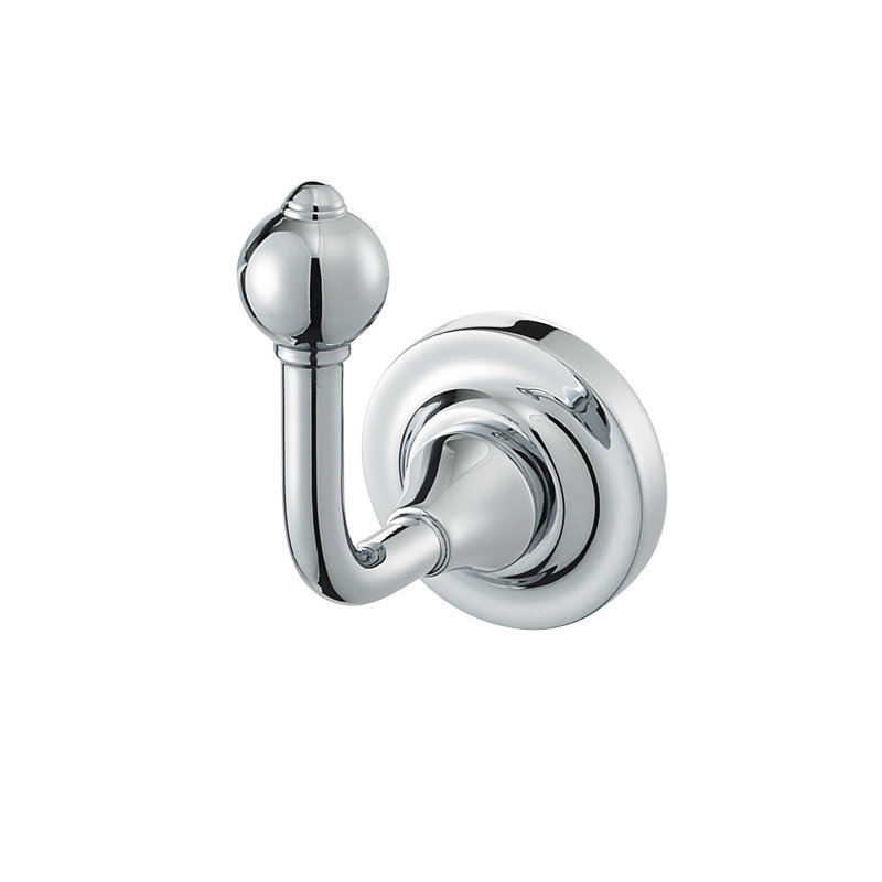 Single Robe Hook, Polished Chrome