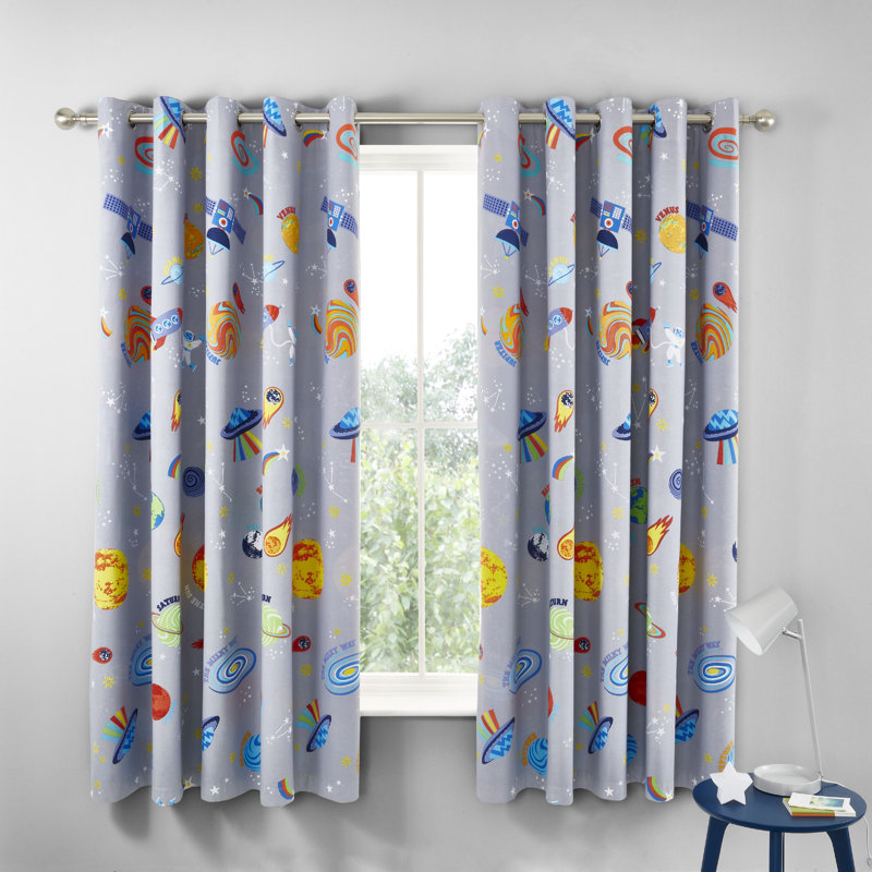 Lost In Space 66X72 Inch Curtains