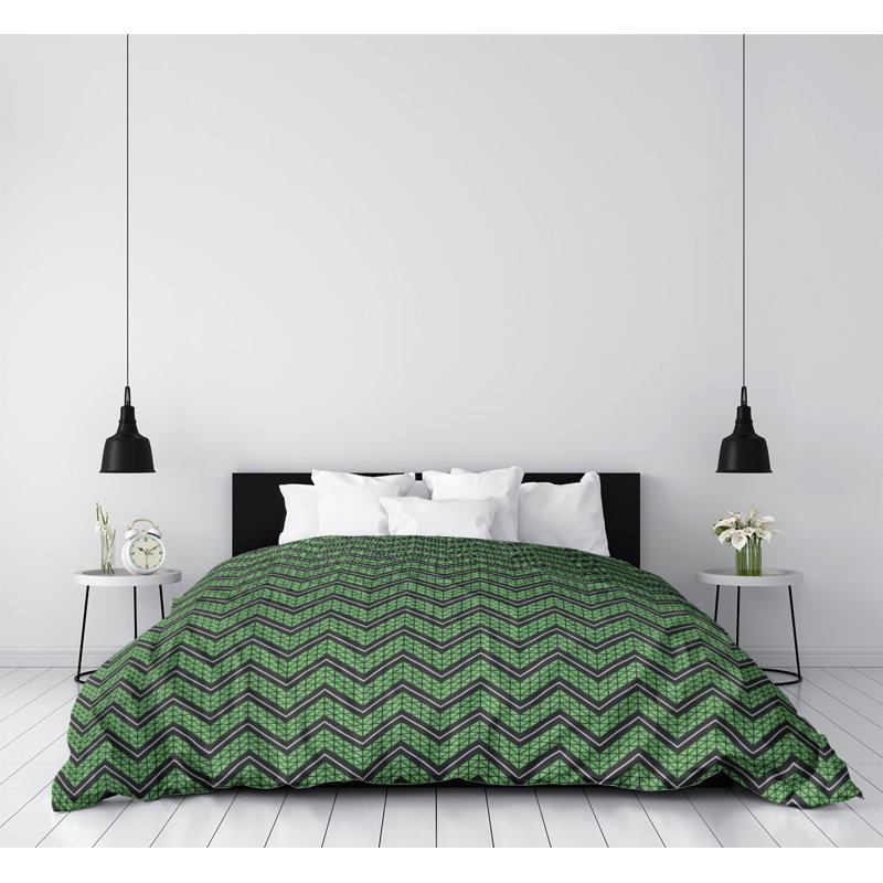 Housse de couette simple Rhonda Cheval, Housse de couette simple TG, Vert moyen, Microfibre