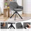 59cm Wide Upholstered Metal Dining Chairs-1793750024