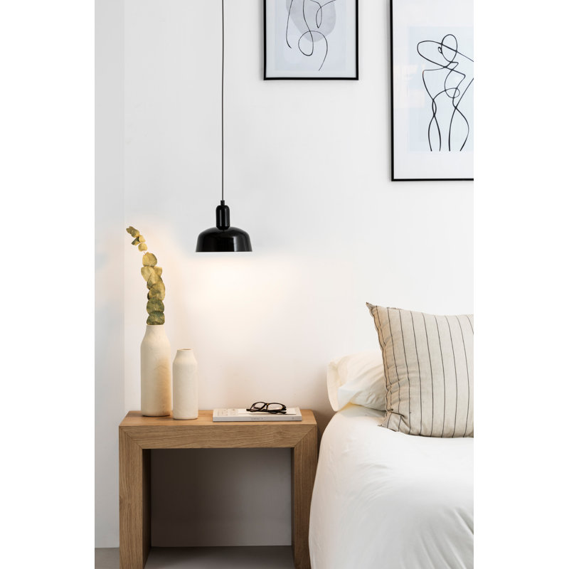Tatawin Pendant , 13.19" H x 7.24" W x 7.24" D, Black