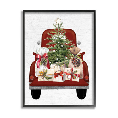Country Truck Christmas Gifts by Lettered And Lined - Graphic Art on Wood