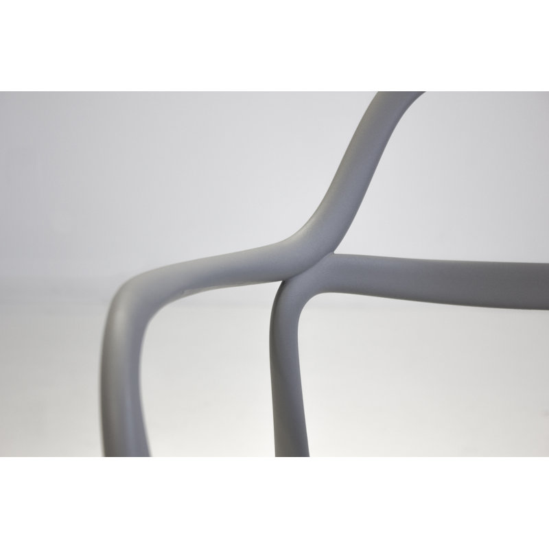 Chaise avec accoudoirs Chewie, gris
