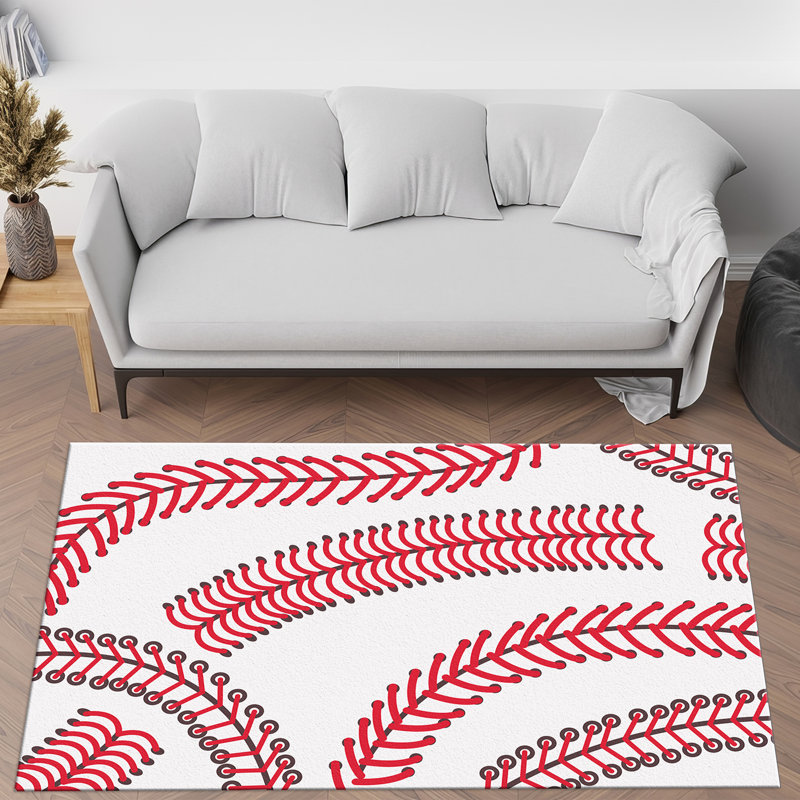 Stunning Floral Pattern Non Woven Thin Type Printed Rug for a Warm and Inviting Home Decor