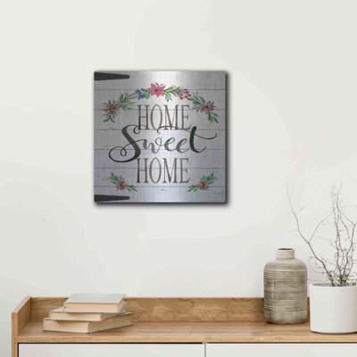 Gracie Oaks 'Home Sweet Home Door' by Cindy Jacobs, Metal Wall Art