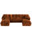 Adame Boneless Compression Sectional Oversized Sofa Couch With Pillows-1243031105-1271910981-1271910991