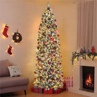 Arbre de Noël artificiel pré-éclairé