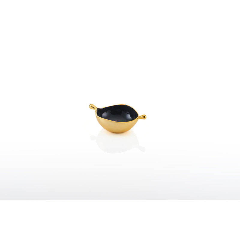 Lunares by Nima Oberoi Pod Dish Aluminum Colander, Graphite