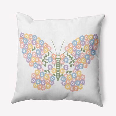 Coussin décoratif intérieur / extérieur Blooming Butterfly