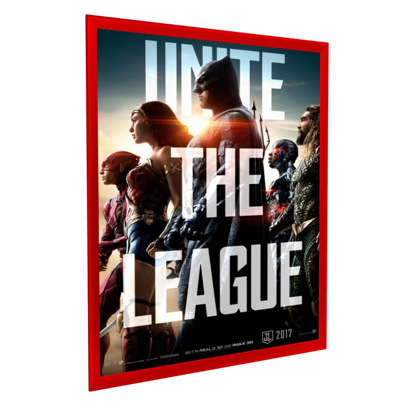 Red Aluminum 30" x 40" Snap Frame Movie Poster Display