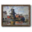 «Windmill On The Onbekende Canal, Amsterdam, 1871», reproduction d'art sur toile-96282228-96282222