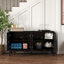 60.5-Inch Mid Century Modern Sideboard With 4 Doors For Living Room