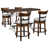 White Table with Brown Chairs is out of stock selected
