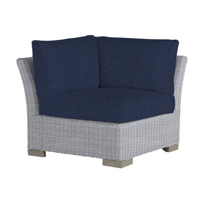 Club Woven Patio Lounge Chair with Cushions