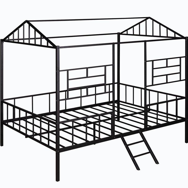 Base de lit 67,83 po Newnan, Noir