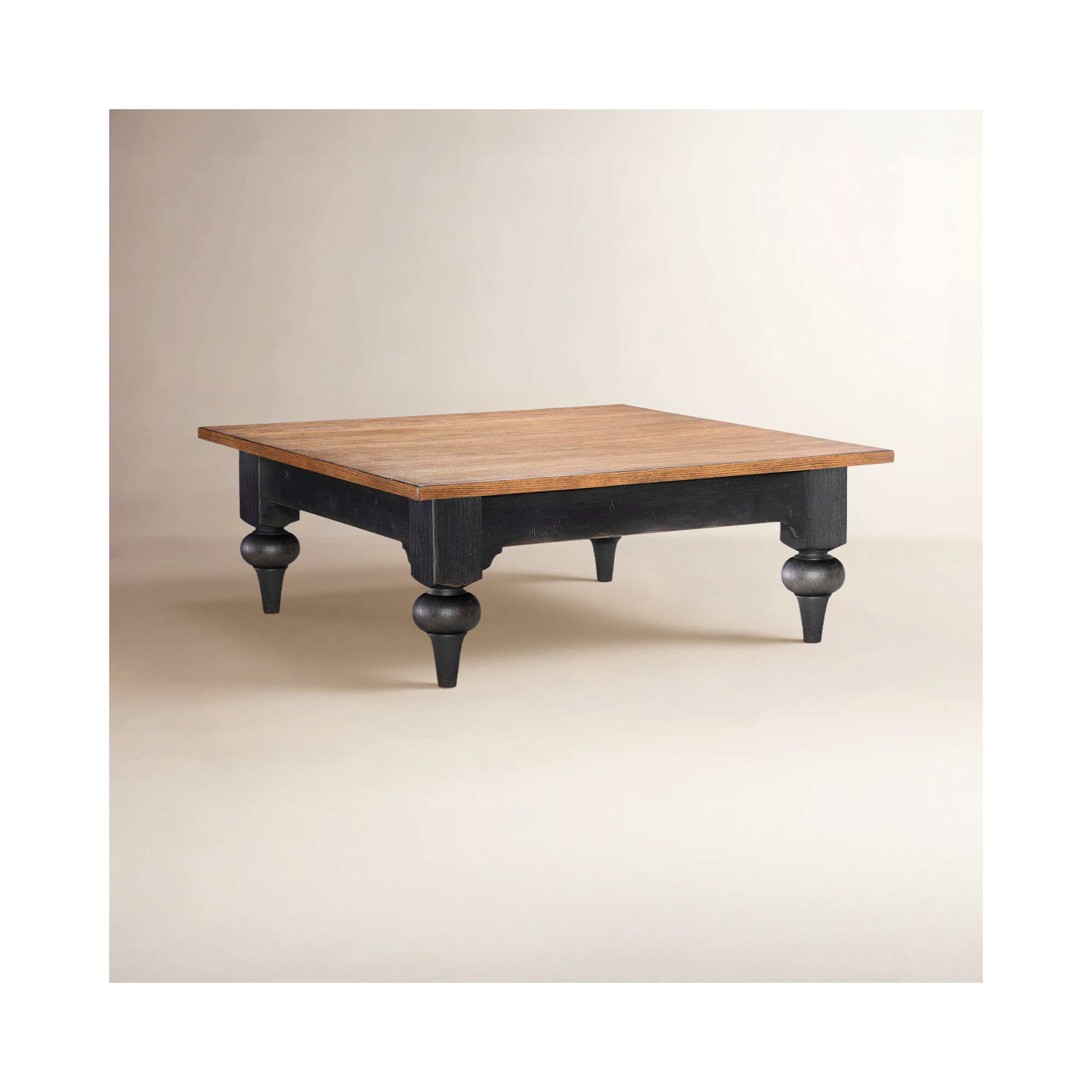 Country Living Captain's Trunk Coffee Table, Black
