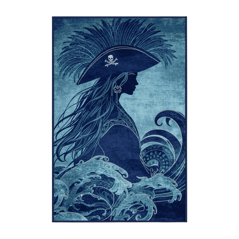 Tapis chic et luxueux Elmwood Pirate, 2 pi x 3 pi