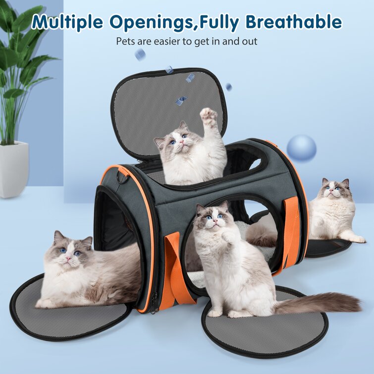 Tucker Murphy Pet™ Cat Carrier Tsa Airline Approved With Ventilation For  Small Medium Cats Dogs Puppies