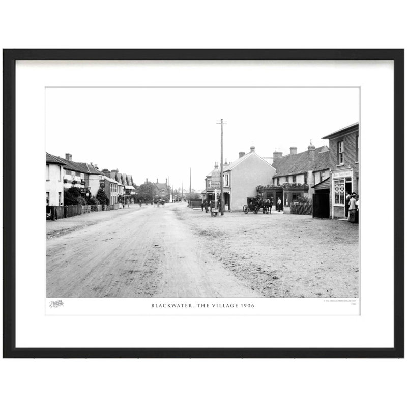 Blackwater, The Village 1906 by Francis Frith - Single Picture Frame Print, 28cm H x 36cm W x 2.3cm D