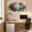 Hydrangea, aquarelle florale, reproduction d'art sur toile tendue sur toile, ensemble de 1-1557095810