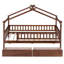 Lit simple en bois pour la chambre-530244839