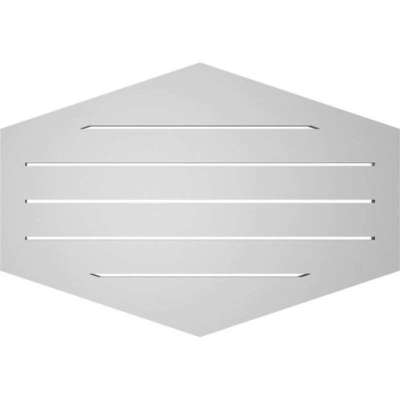 Pente verticale verticale en uréthane 4 pi, H 22 po x l 32 po x P 1,5 po