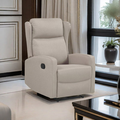 Fauteuil inclinable berçant pour le salon, fauteuil inclinable moderne réglable, canapé inclinable avec support lombaire, fauteuil inclinable classique et traditionnel avec accoudoirs et dossier confortables