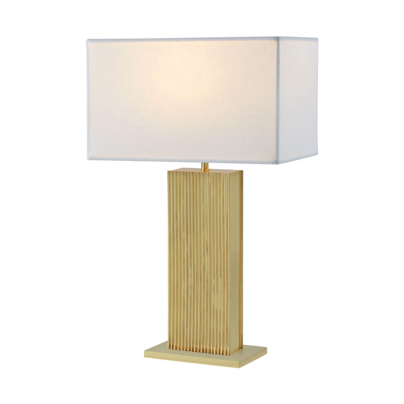 TA Illuminations Table Lamp, Polished Brass