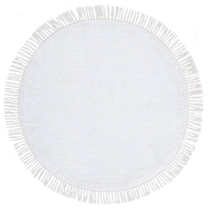 Vermont 575 Hand Tufted Performance Solid Color Rug, Round 5'
