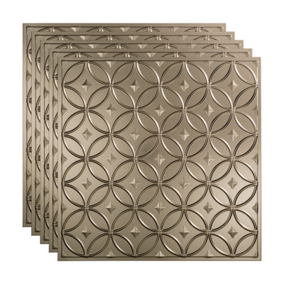 24'' L x 24'' W Textured Vinyl Drop-In Ceiling Tile
