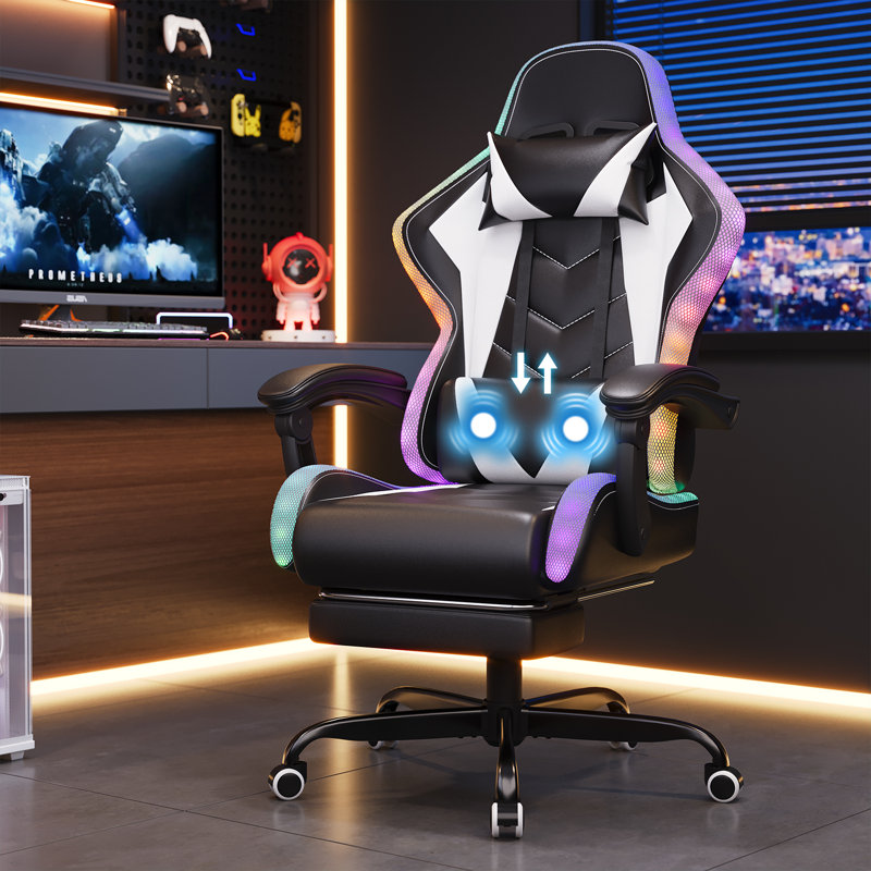 PC & Racing Game Chairs, White