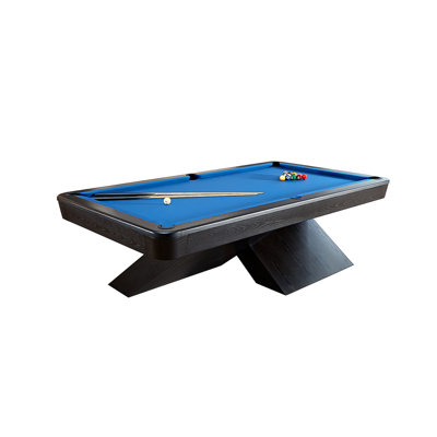 Solid Wood Cross-leg Standard 8'Pool Table/Convertible Conference
