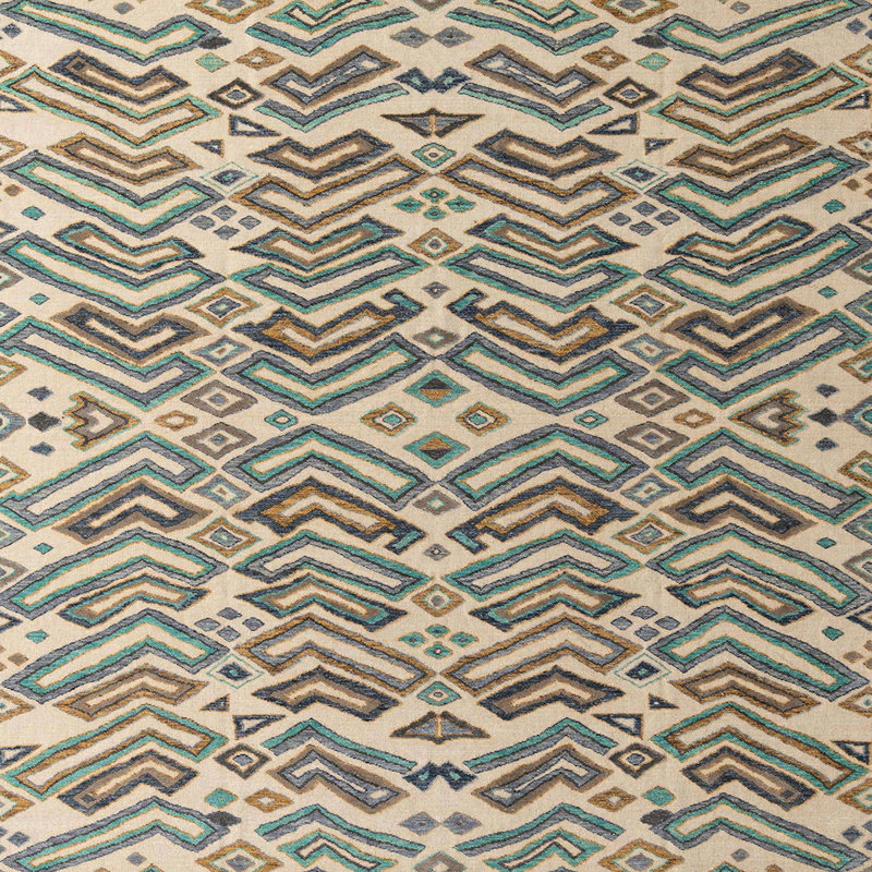 Abstract Indoor Rug, Square 3'