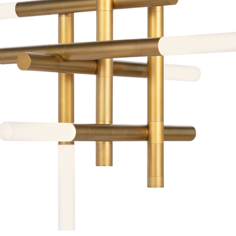 Cass Chandelier, Natural Brass