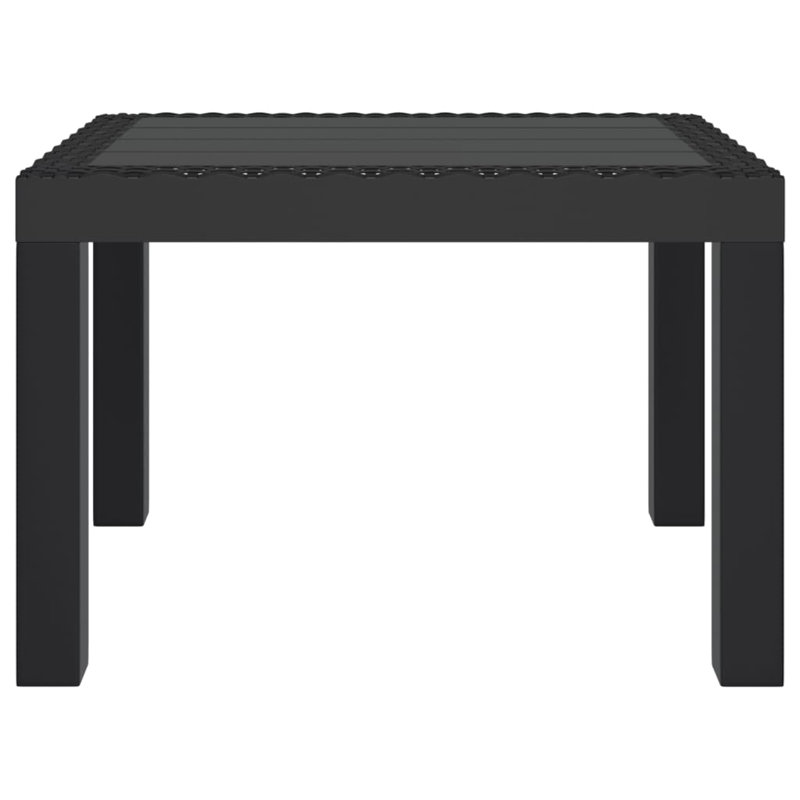 Mairianne Rectangular Outdoor Coffee Table , 23.23cm cm W 18.5cm cm D, Anthracite