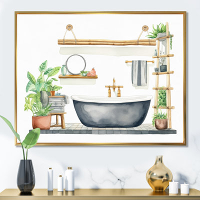 " Natural Bathroom Decor IV "