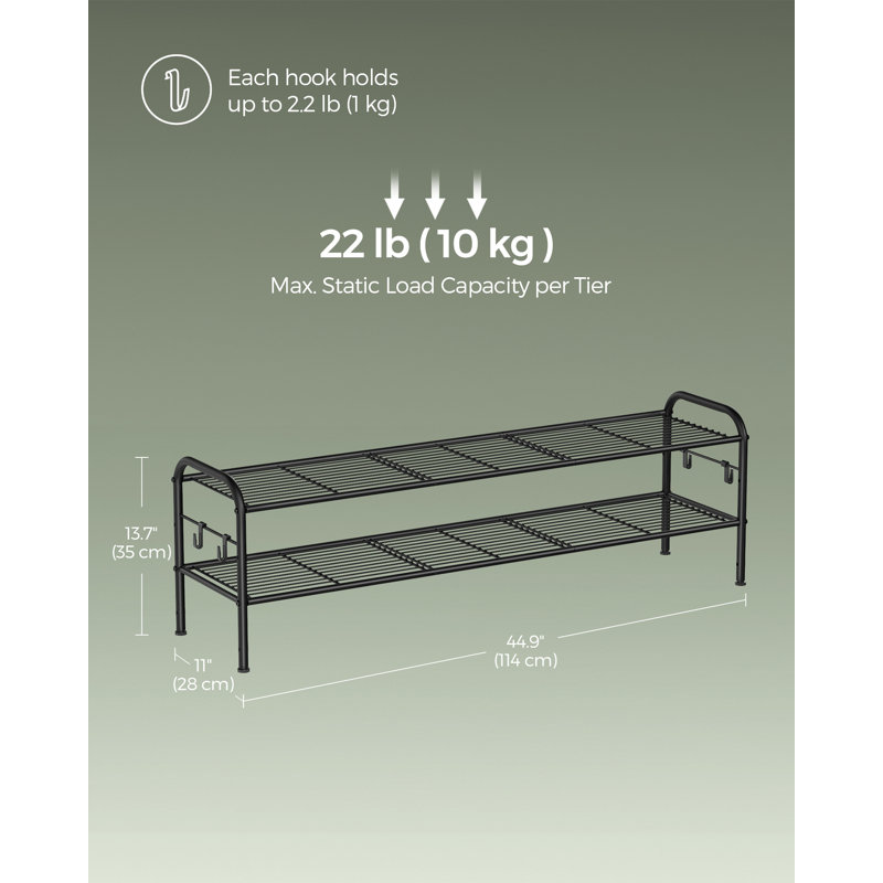 Sumaiyyah 10 Pair Shoe Rack