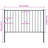 Chourasiya Fence Panel with Posts Powder-coated Steel-1058179006