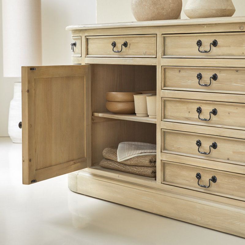 Celeste 225cm Solid Wood Sideboard
