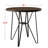 Round Metal Base Dining Table
